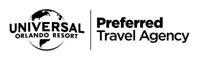 Universal Orlando Resort and Preferred Travel Agency logos